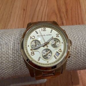 Michael Kors Oversized Gold Watch
